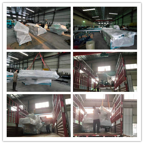 2021年7月31日發(fā)往貴州黔東南-原木堆料上料、斜坡下料上料輸送架；原木自動出料架、板材自動輸送架、ZQ300原木多片鋸、ZQ150方木多片鋸、自動磨鋸片機