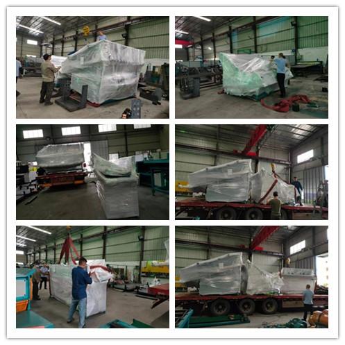 2021年8月9日發(fā)往山西省運城市-ZQ350型圓木多片斷料鋸、放料架、提升輸送架、皮帶輸送架