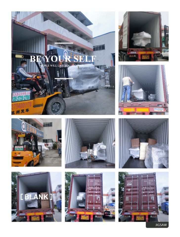 2022年5月16日發(fā)往非洲裝柜（1號柜）-ZQ600小型多片鋸3臺、ZQ80邊皮鋸1臺、ZQ250圓木多片鋸1臺、方木進料架、方木出料架