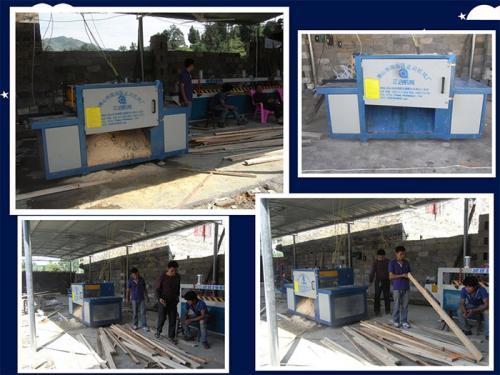 廣西-賀州-桐仁-原木多片鋸加工現場