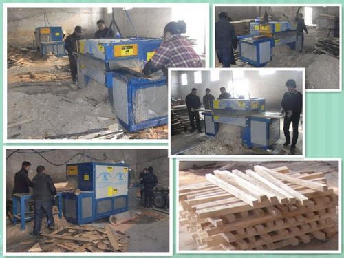 河南-南陽-原木多片鋸350-方木70多片鋸加工現(xiàn)場