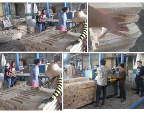 方木多片鋸60型-柬埔寨-短料加工現(xiàn)場(chǎng)