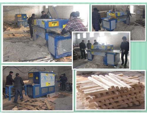 河南-南陽-原木多片鋸350-方木70多片鋸加工現(xiàn)場(chǎng)