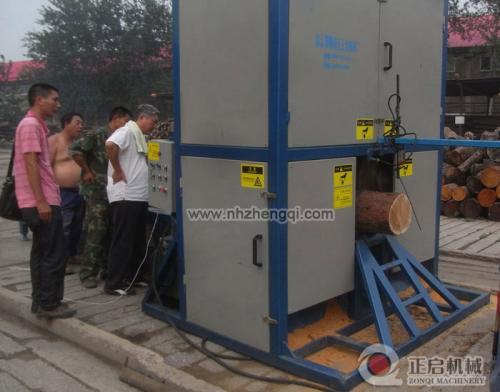 圓木自動斷料機(jī)--鋸斷原木45公分機(jī)
